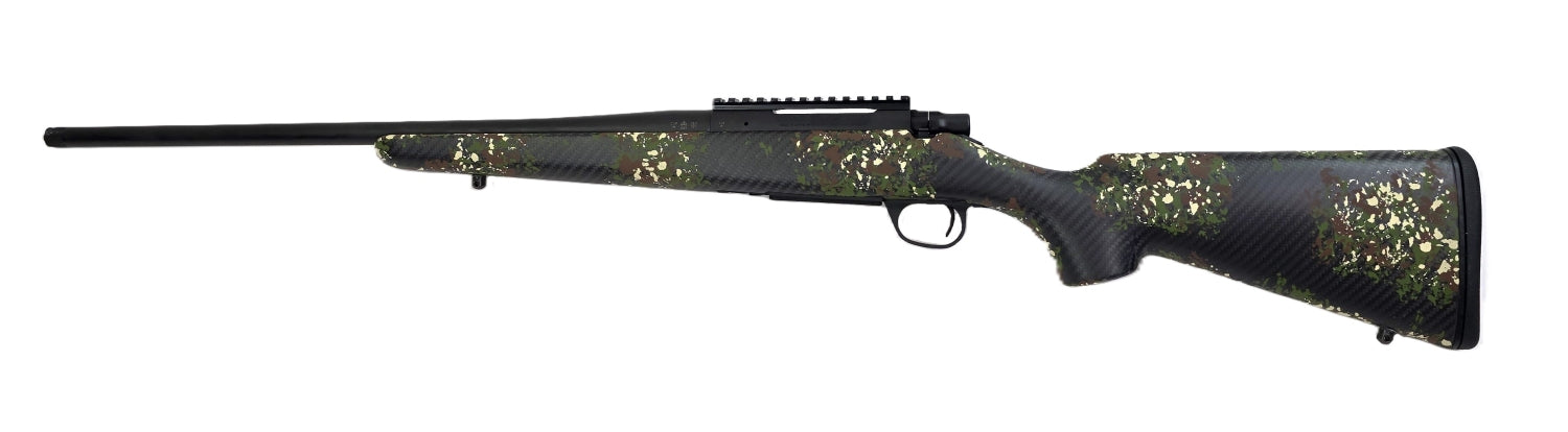 HOWA Gewehr mit Tarnmuster.