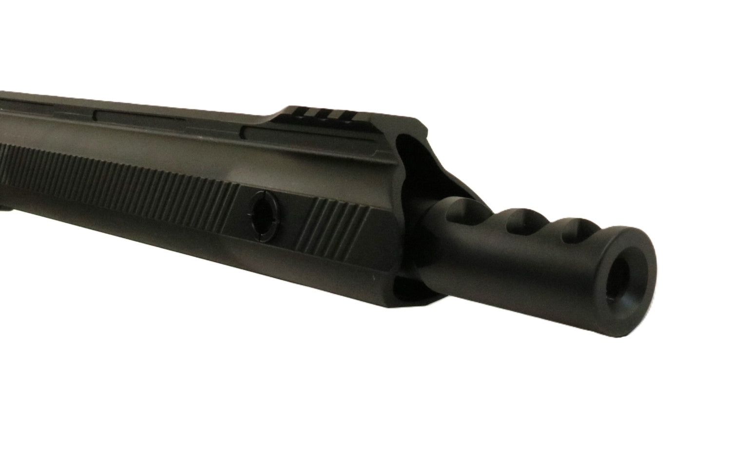 Schmeisser Gewehr, schwarzes Design.