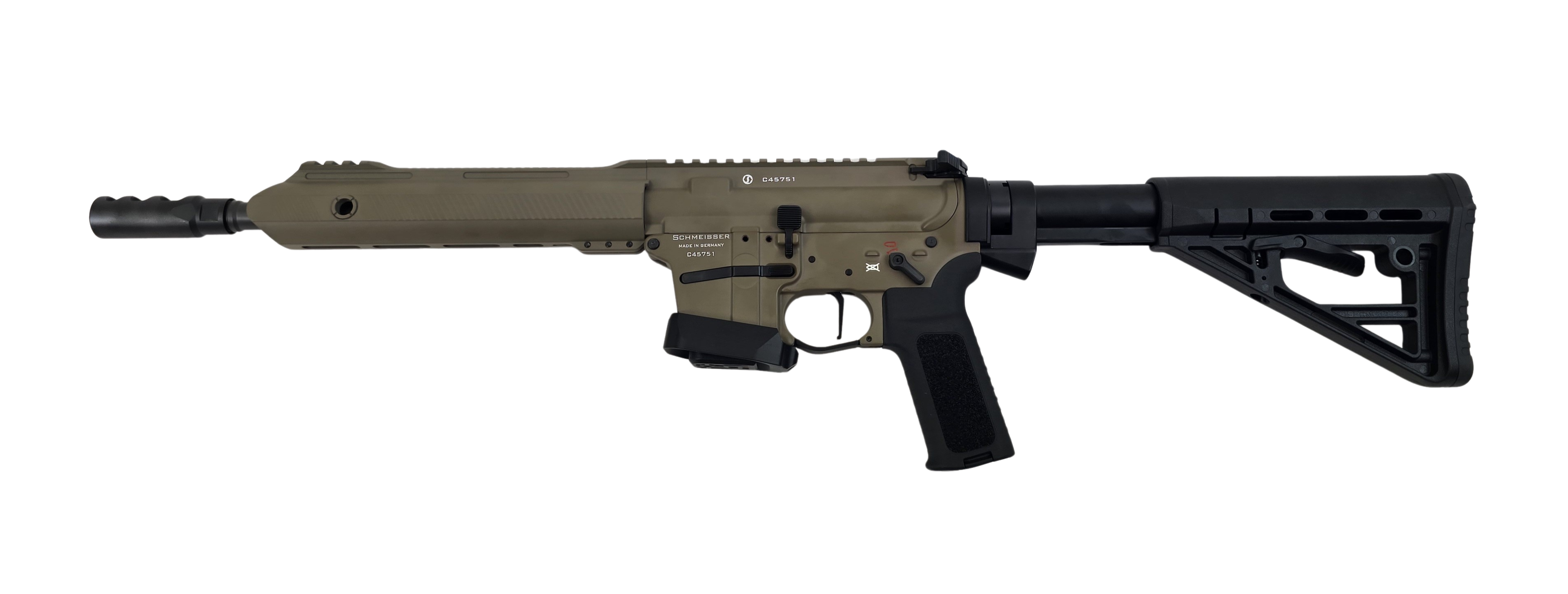 Messespecial Schmeisser AR 15 - 9 Sport PCC dynamic, FDE (Flat dark earth) Kal. 9 mm Lauflänge 10,5" Zoll