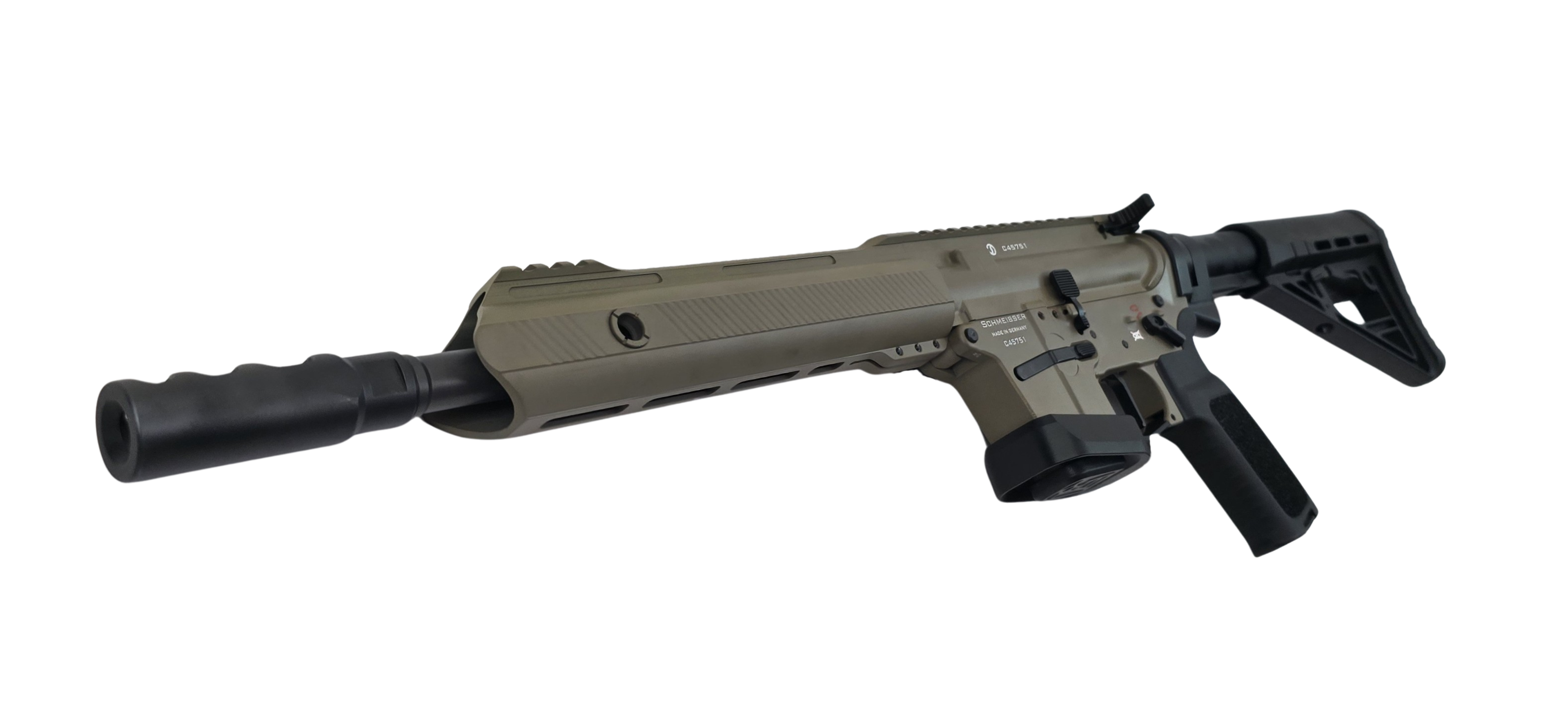 Messespecial Schmeisser AR 15 - 9 Sport PCC dynamic, FDE (Flat dark earth) Kal. 9 mm Lauflänge 10,5" Zoll