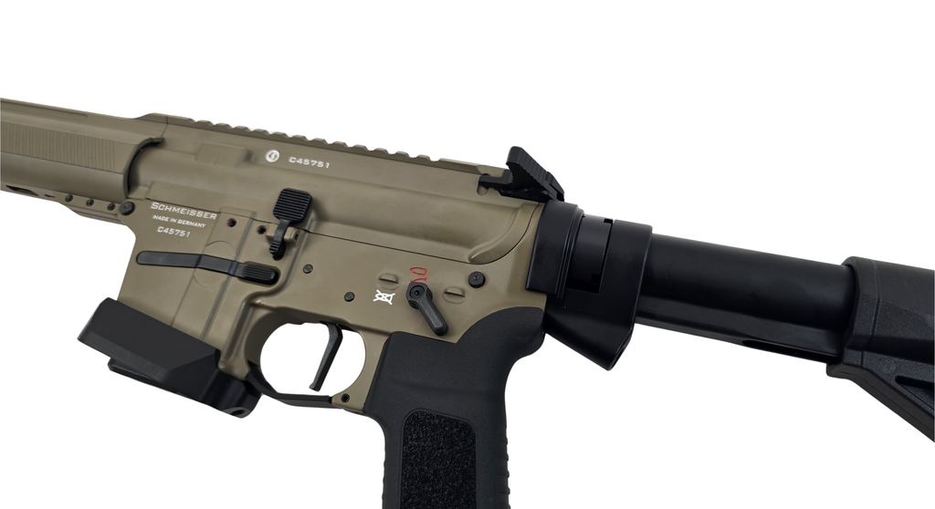 Frühjahrsspecial Schmeisser AR 15 - 9 Sport PCC dynamic, FDE (Flat dark earth) Kal. 9 mm Lauflänge 10,5" Zoll