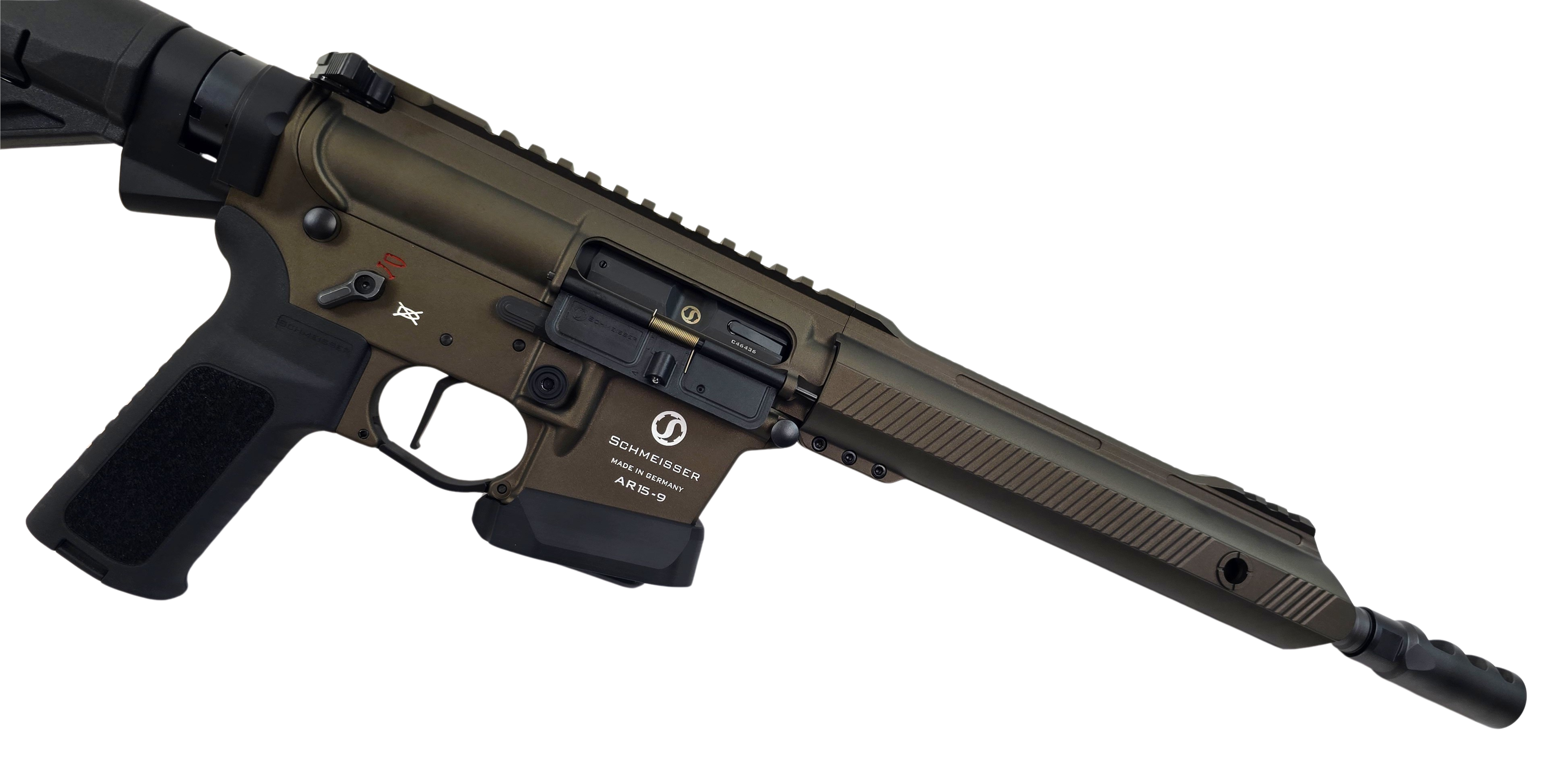 Top Angebot Schmeisser AR 15 - 9 Sport PCC dynamic, bronze Kal. 9 mm Lauflänge 10,5" Zoll
