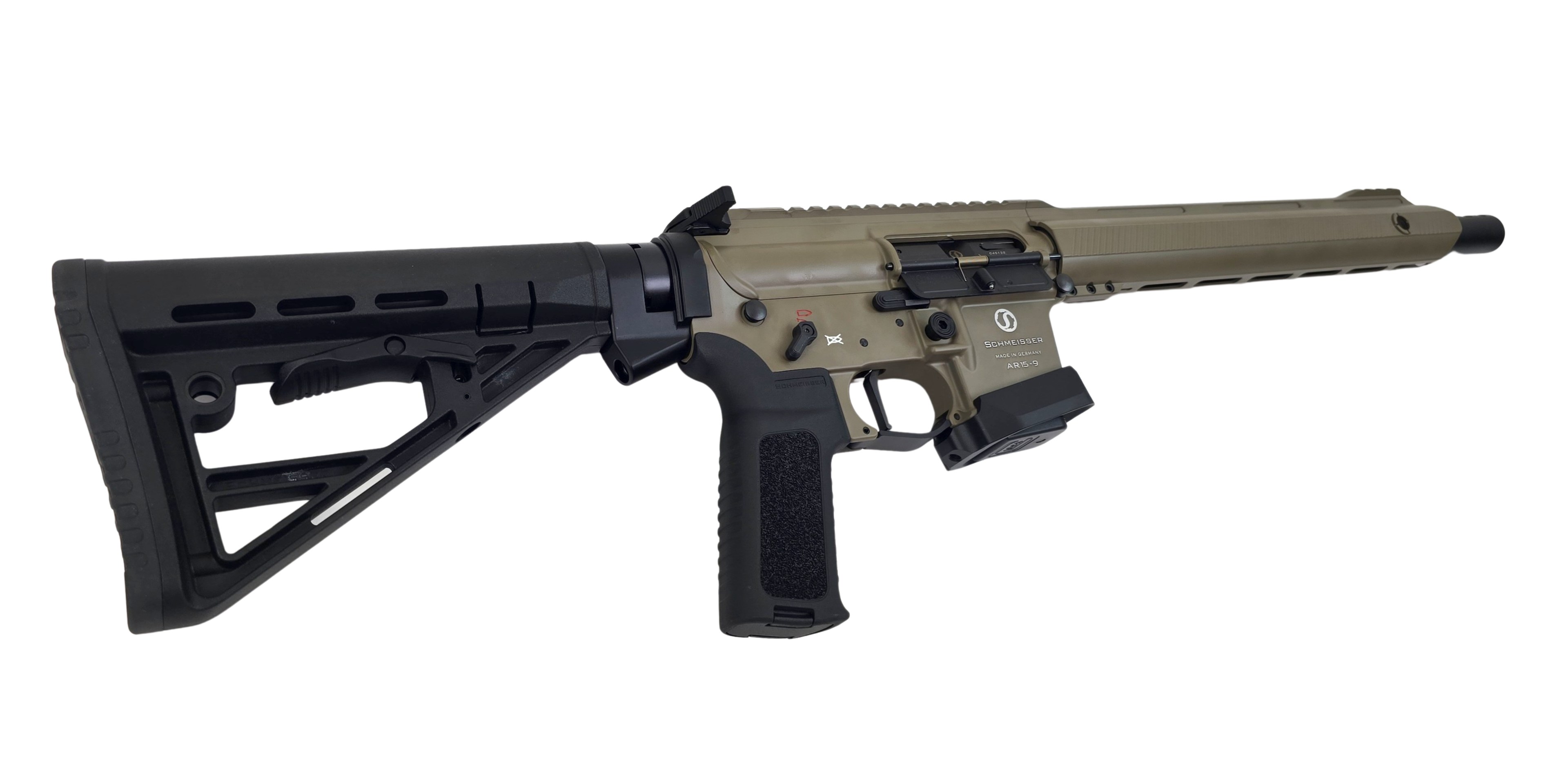 Messespecial Schmeisser AR 15 - 9 Sport PCC dynamic, FDE (Flat dark earth) Kal. 9 mm Lauflänge 12,5" Zoll