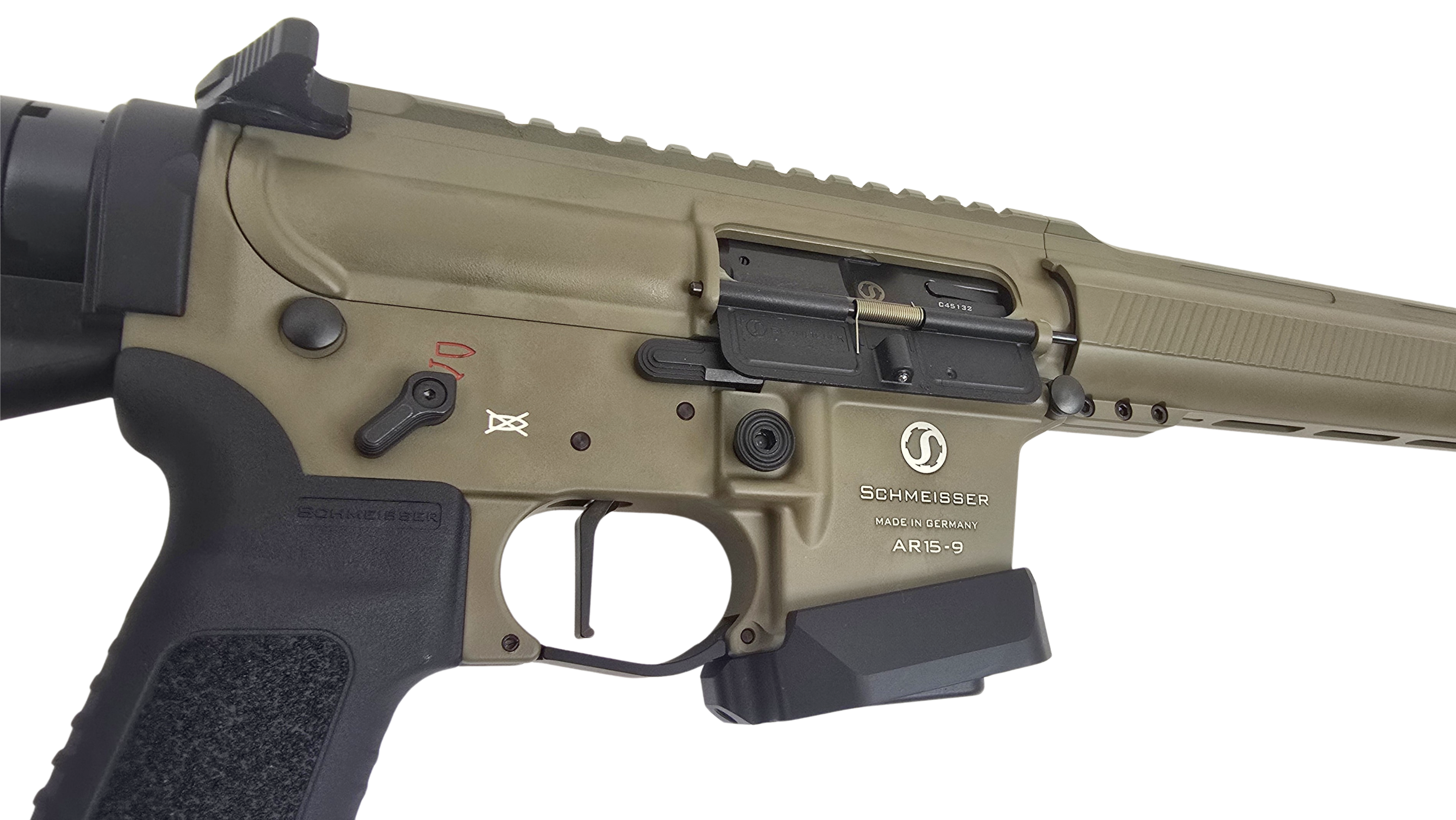 Messespecial Schmeisser AR 15 - 9 Sport PCC dynamic, FDE (Flat dark earth) Kal. 9 mm Lauflänge 12,5" Zoll