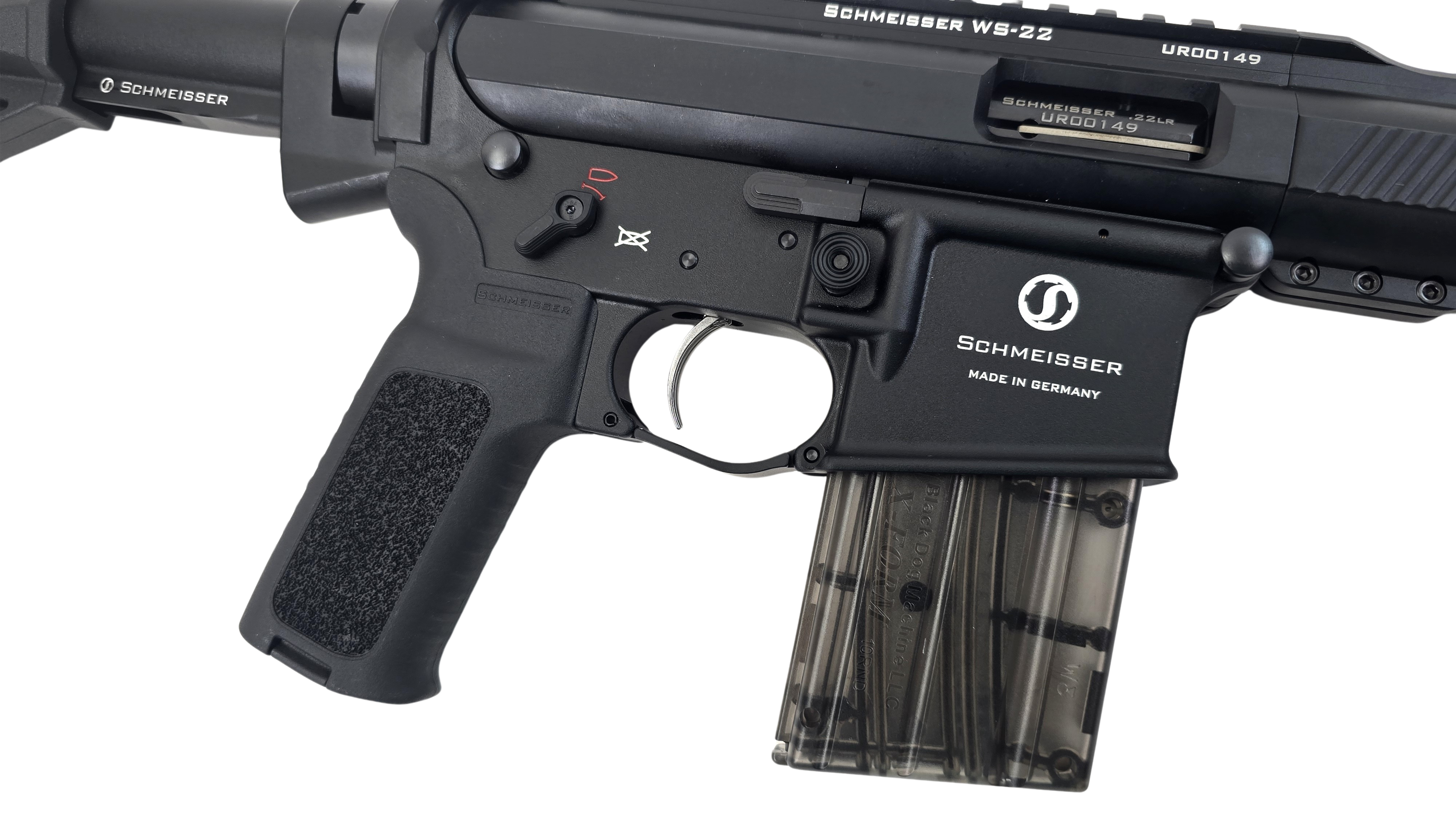 TOP KK Wechselsystem Schmeisser AR 15 - 22 Sport,  Kal .22 lr, LL 16 Zoll