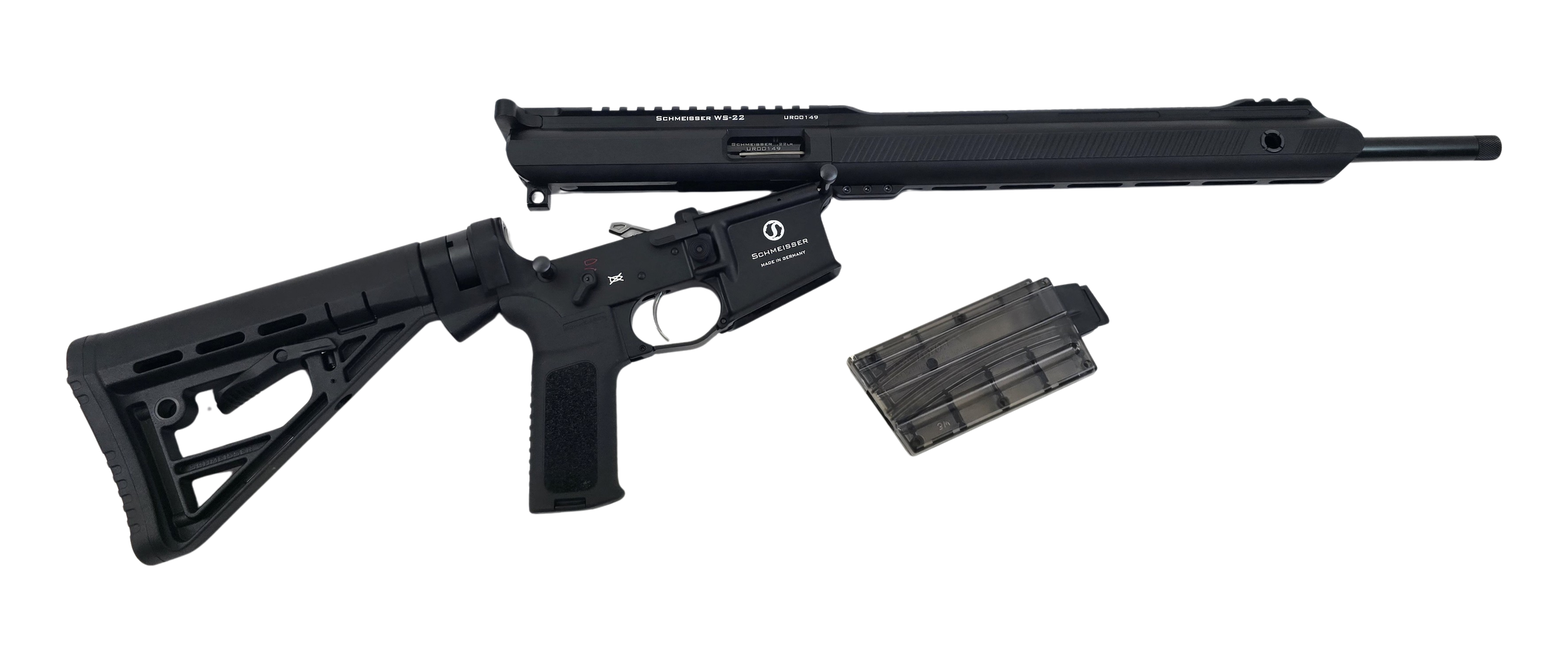 TOP KK Wechselsystem Schmeisser AR 15 - 22 Sport,  Kal .22 lr, LL 16 Zoll