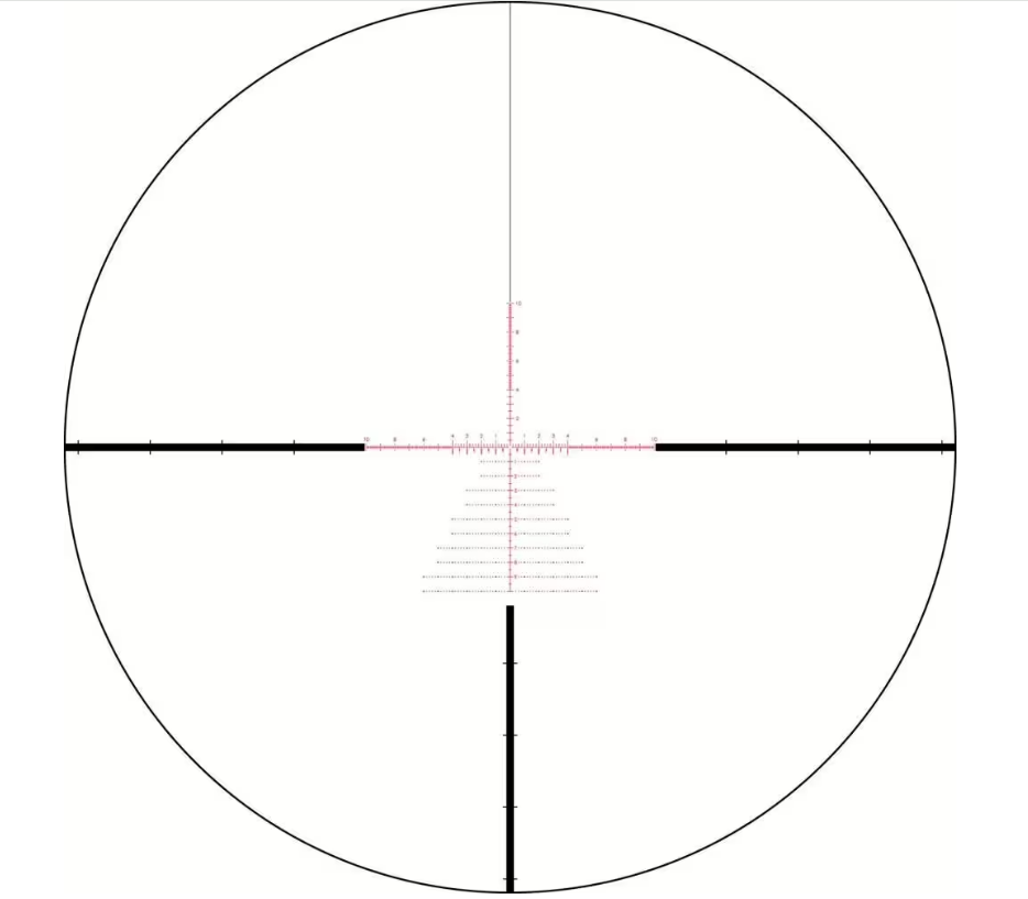 Schwarzes Zielfernrohr für Jagdgewehr