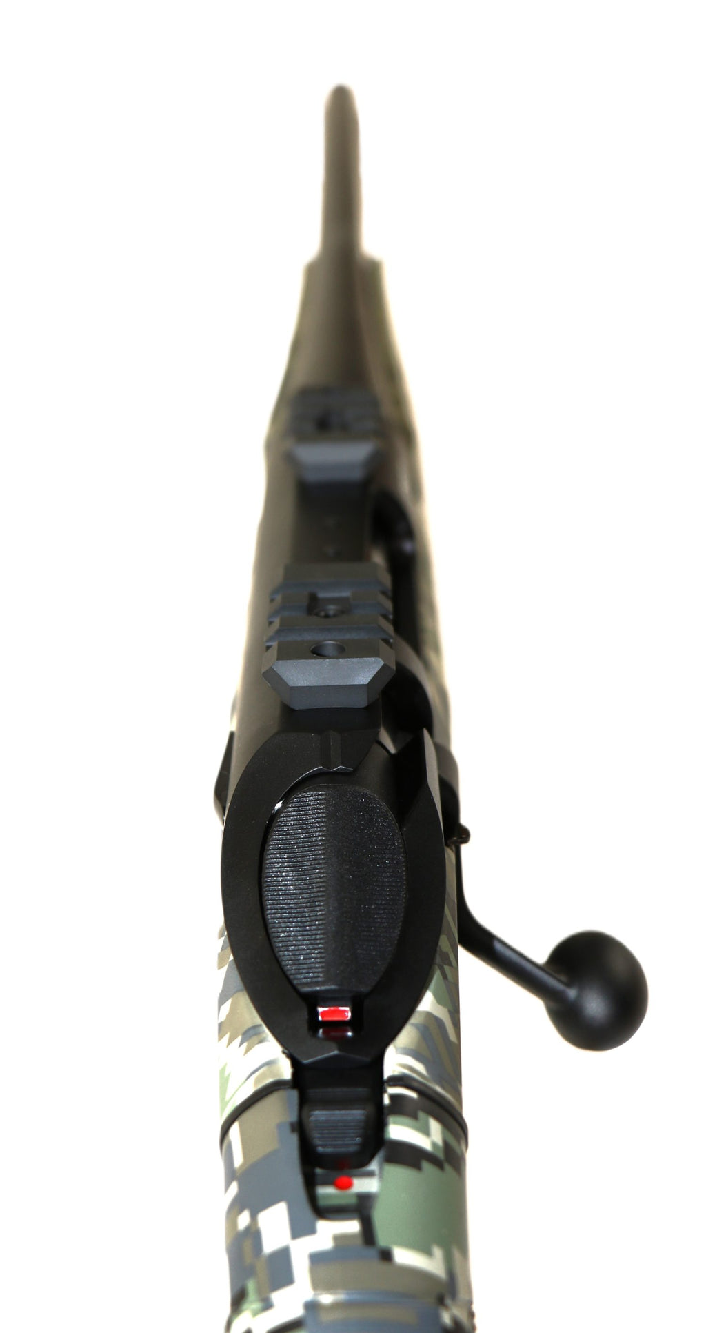 Benelli Gewehr mit Tarnmuster.