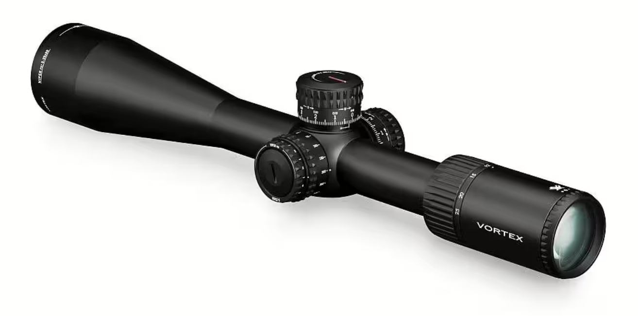 Schwarzes Zielfernrohr für Jagdgewehr