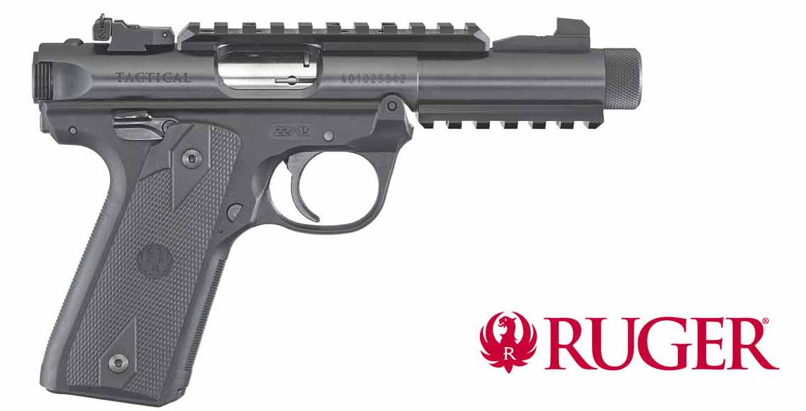 Schwarze Ruger Selbstladepistole