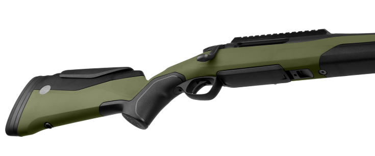 Grüne Repetierbüchse für Jäger