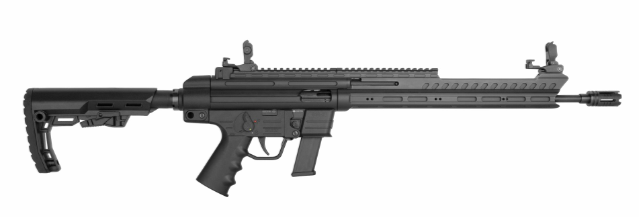 Schwarzes halbautomatisches Jagdgewehr