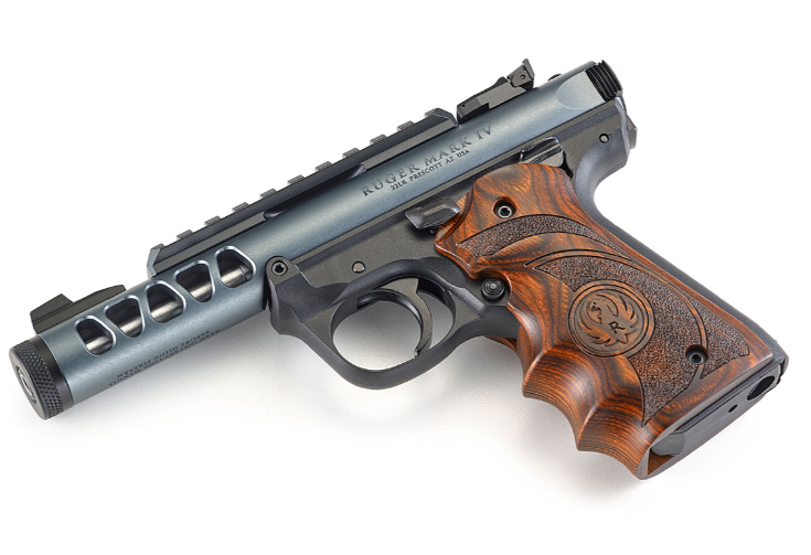 Sportpistole mit Holzgriff