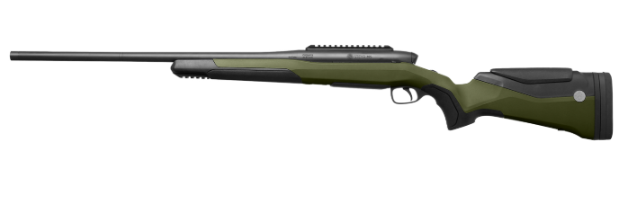Grüne Repetierbüchse für Jäger