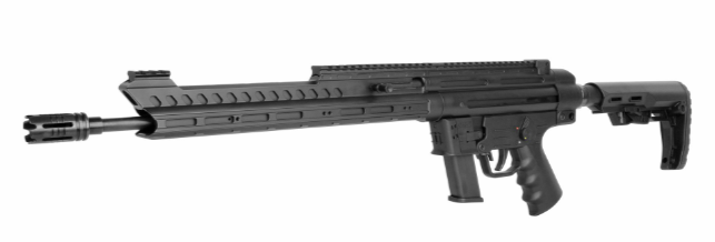 Schwarzes halbautomatisches Jagdgewehr