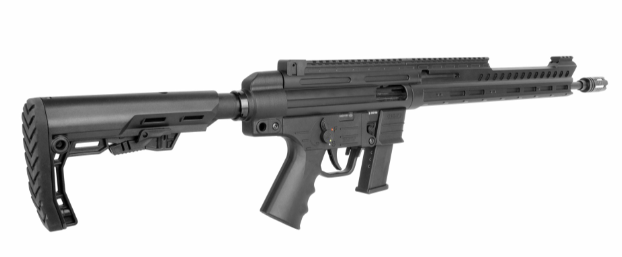 Schwarzes halbautomatisches Jagdgewehr