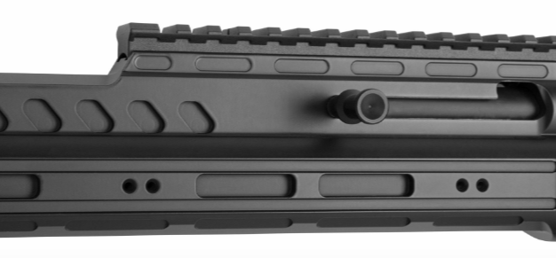 Schwarzes halbautomatisches Jagdgewehr