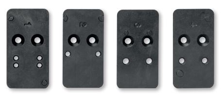 Heckler & Koch Pistole, schwarz.