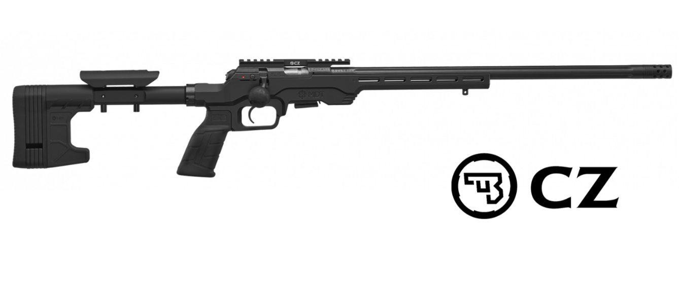 CZ 457 MDT Chassis, Kal. .22 lr., LL 20 Zoll, black - sofort verfügbar