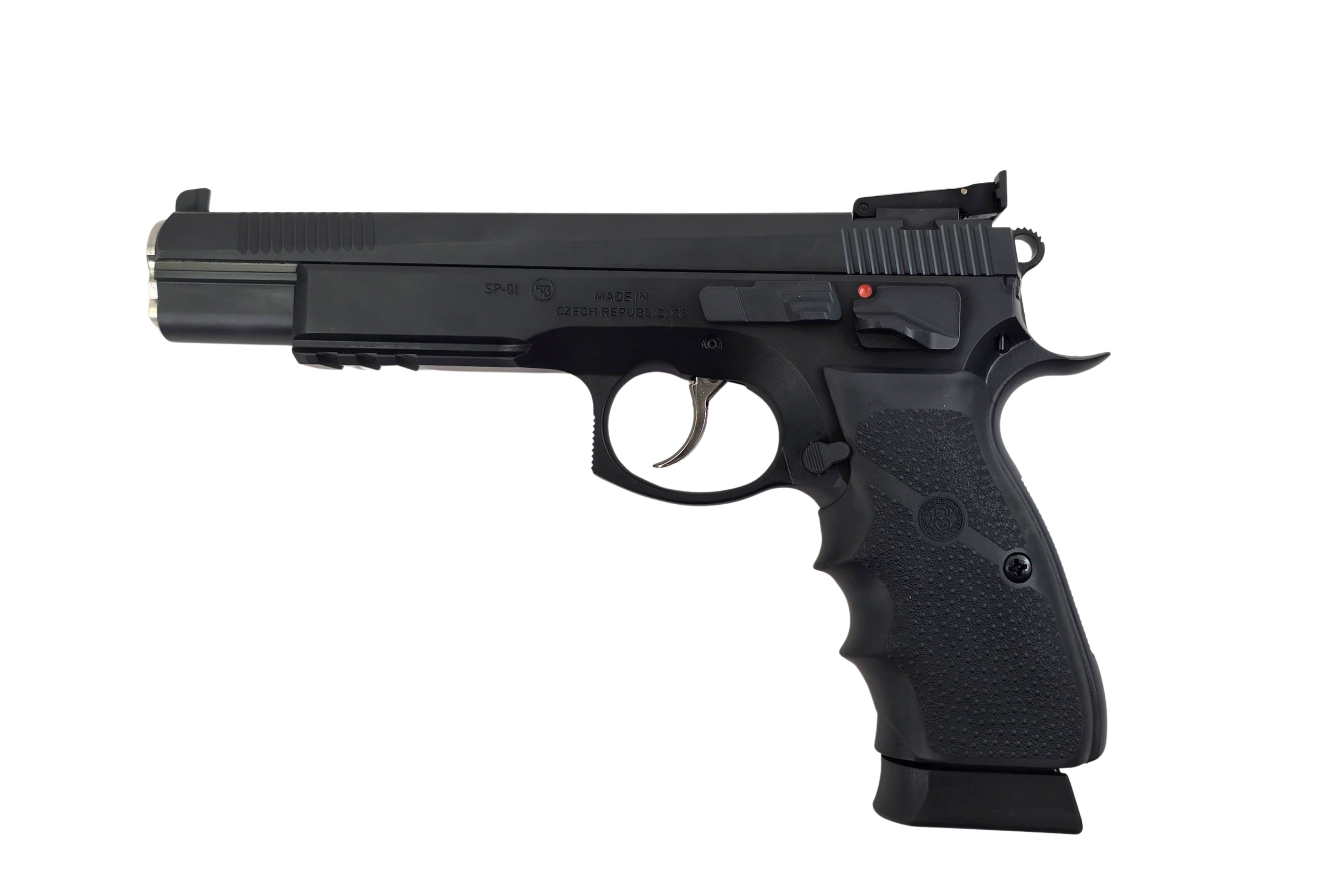 CZ 75 SP - 01 6.1 SA DA mit LPA Bullseye Visierung tuned by AKAK, Kal. 9 mm, LL 6 Zoll, schwarz