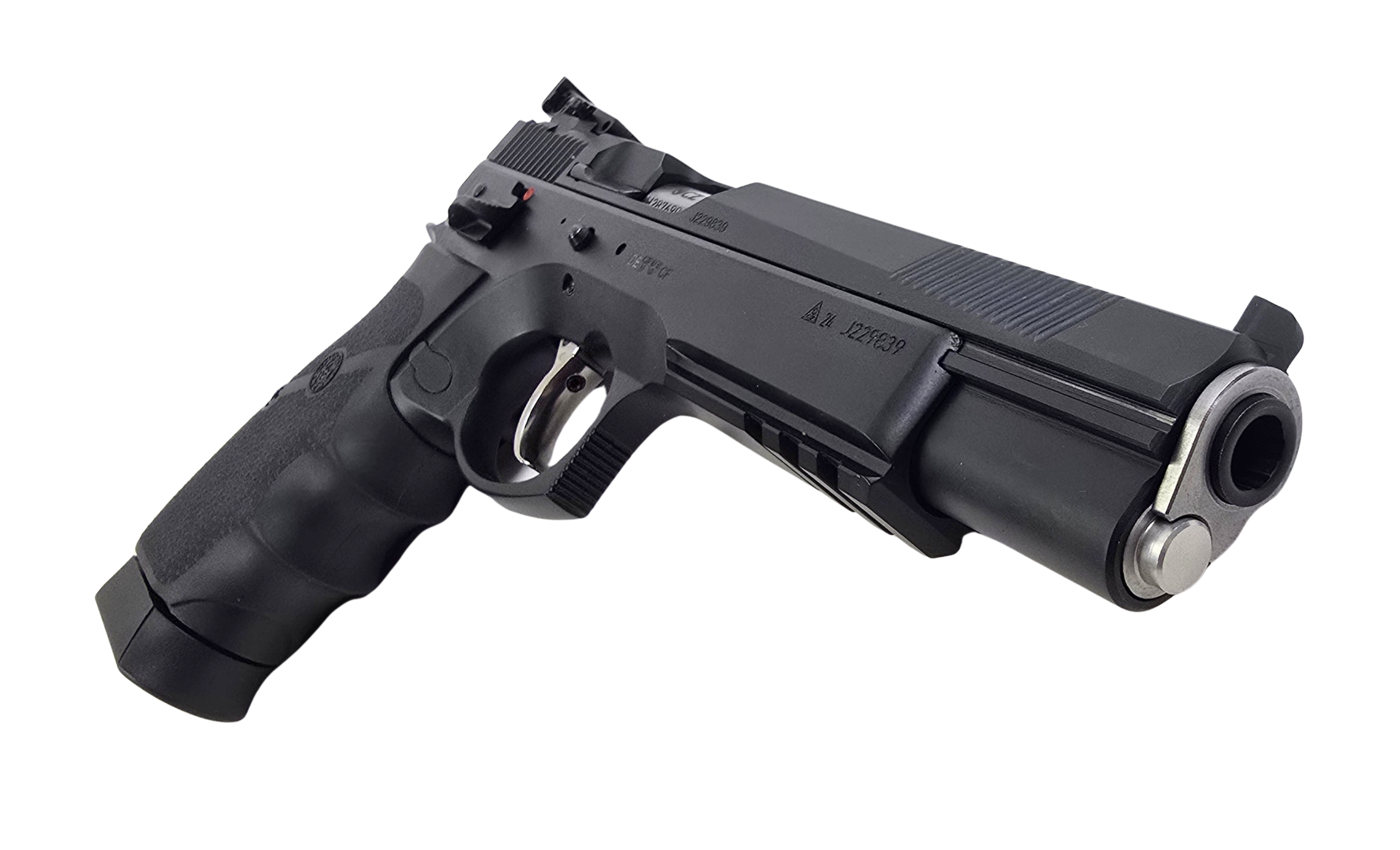 CZ 75 SP - 01 6.1 SA DA mit LPA Bullseye Visierung tuned by AKAK, Kal. 9 mm, LL 6 Zoll, schwarz