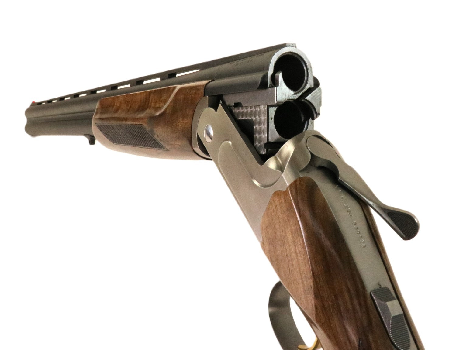 AKKAR Churchill Jagdflinte, Holzschaft.