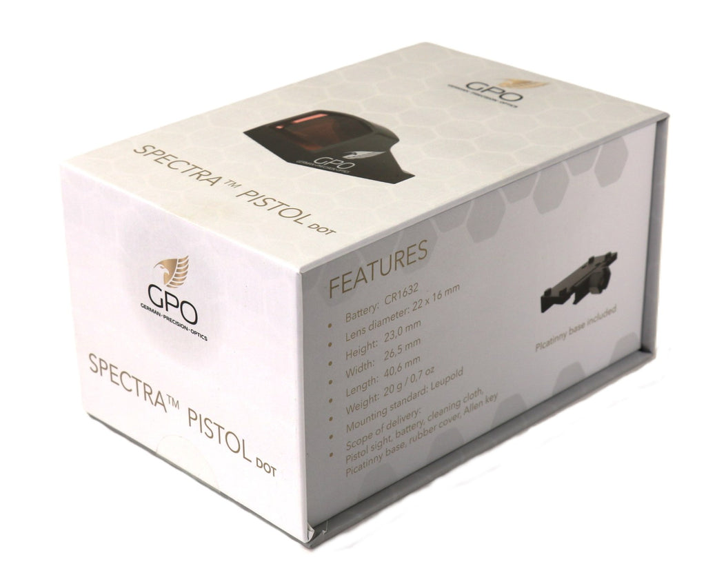 GPO Rotpunktvisier mit Abdeckung.