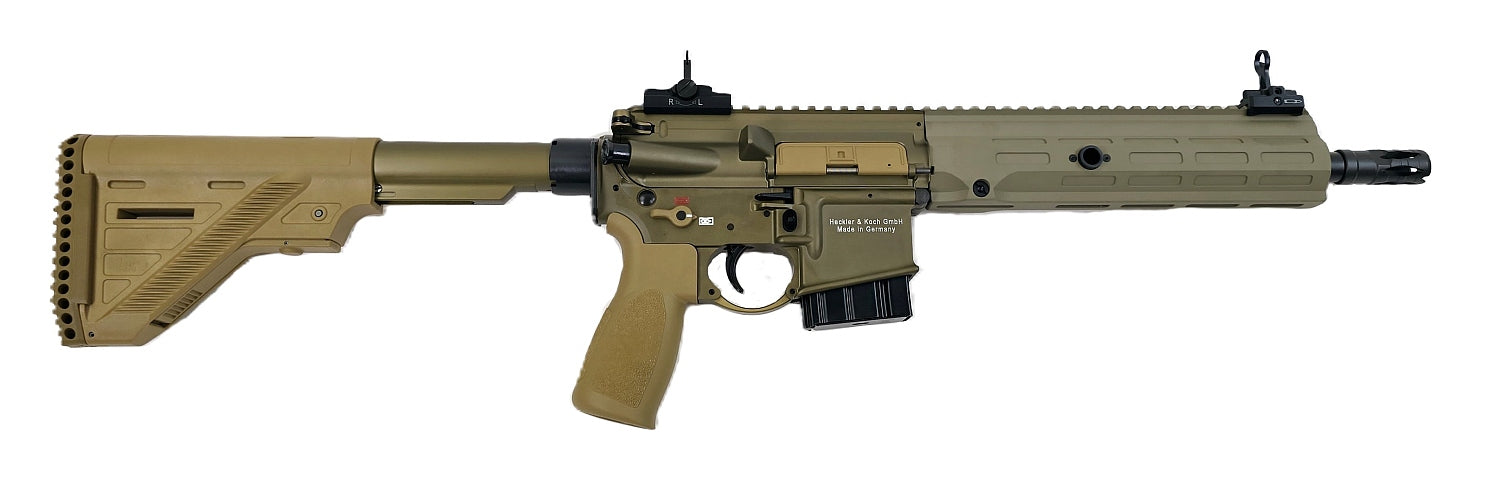 Heckler & Koch Gewehr, olivgrün.
