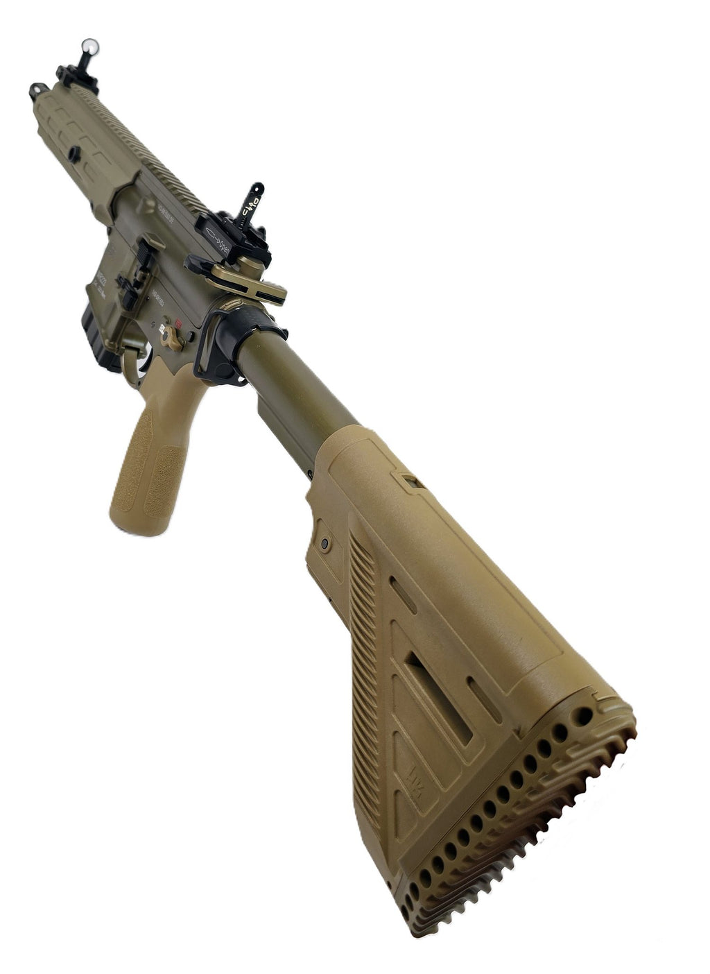 Heckler & Koch Gewehr, olivgrün.