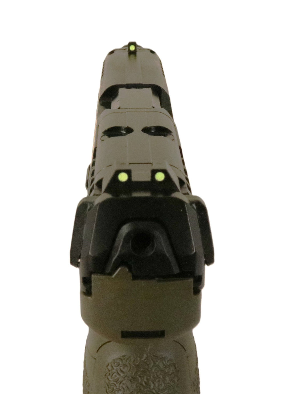 Heckler & Koch Pistole, olivgrün.