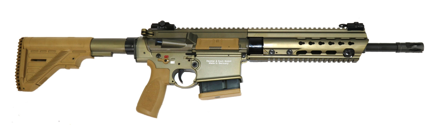 Heckler & Koch Gewehr, seitlich.