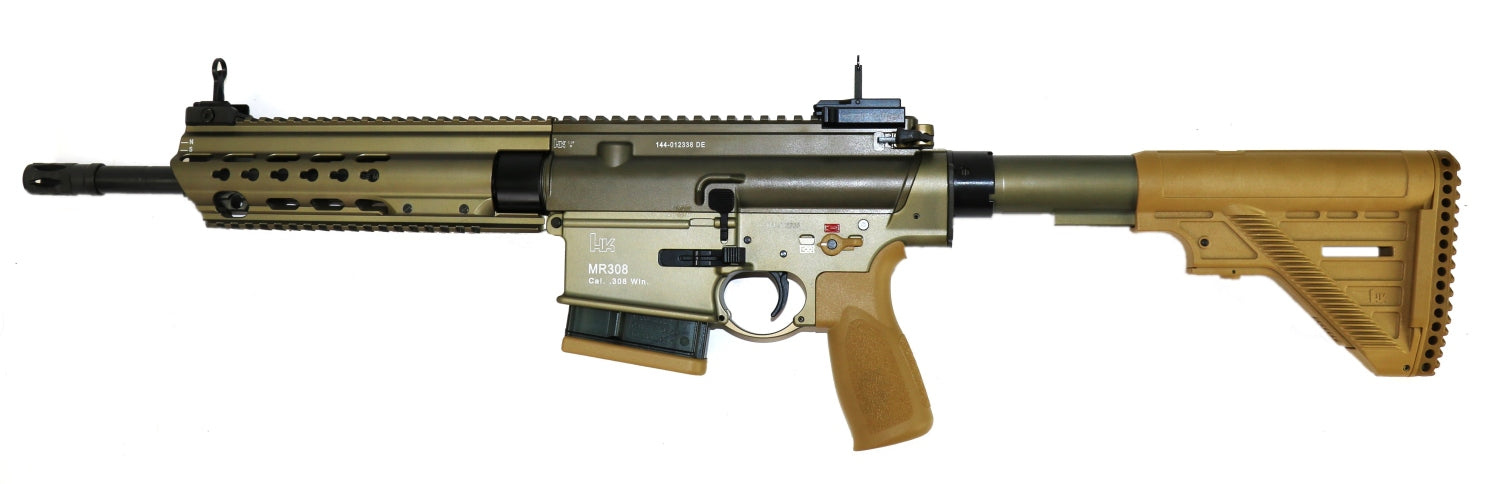 Heckler & Koch Gewehr, seitlich.