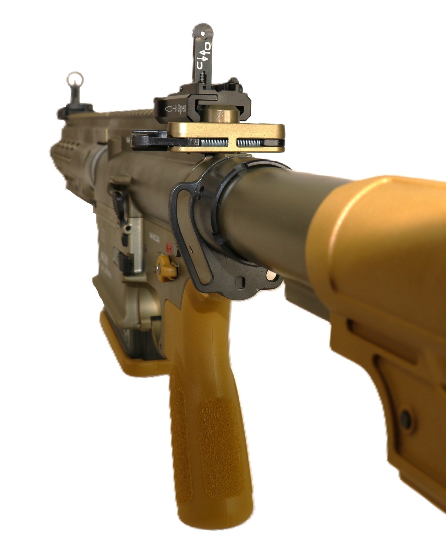 Heckler & Koch Gewehr, seitlich.