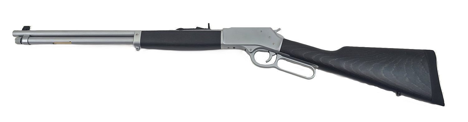 Henry Unterhebelgewehr, schwarz-silberne Jagdwaffe