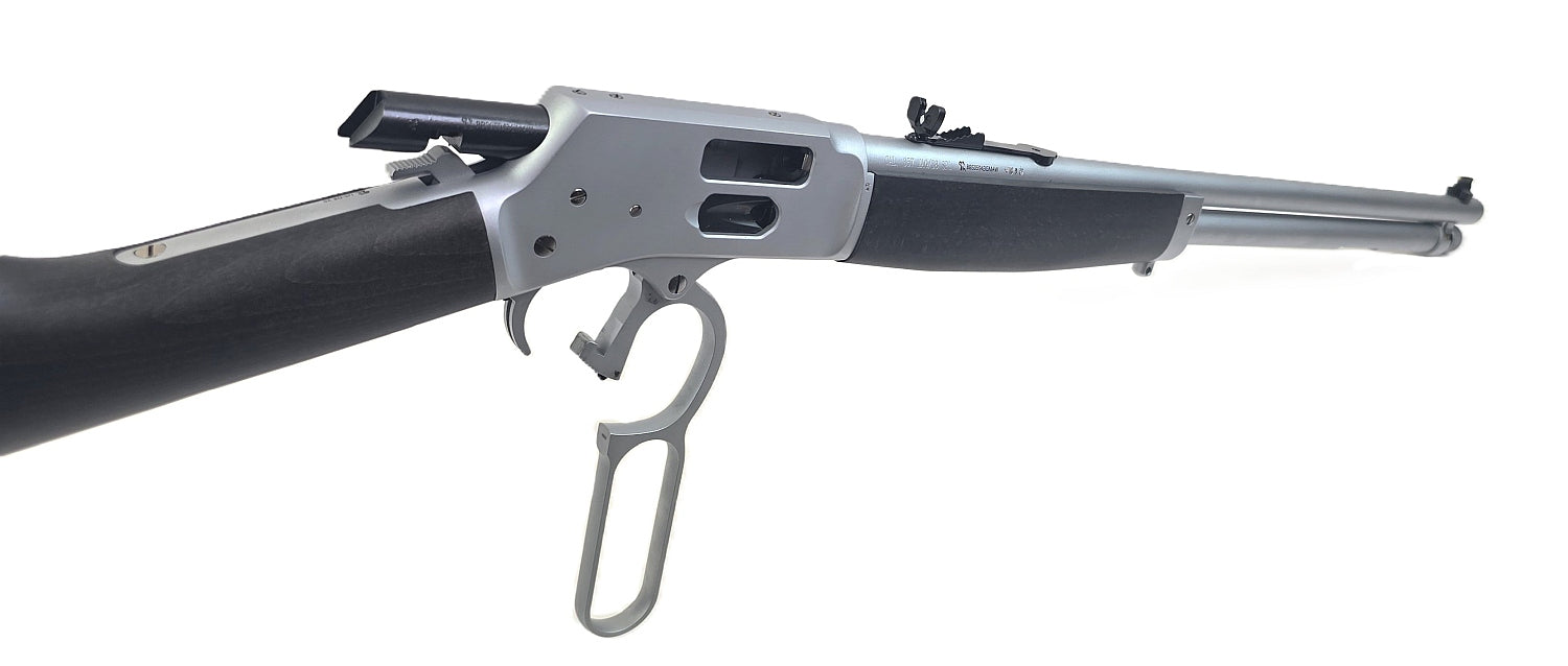 Henry Unterhebelgewehr, schwarz-silberne Jagdwaffe