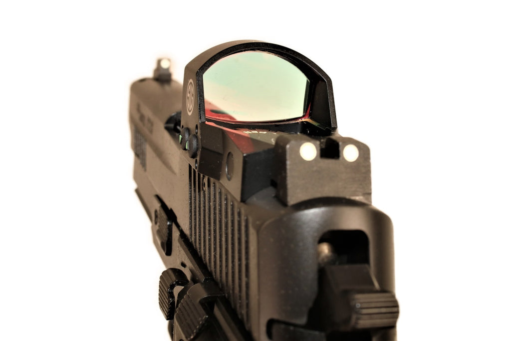 SIG SAUER Pistole, seitliche Ansicht.