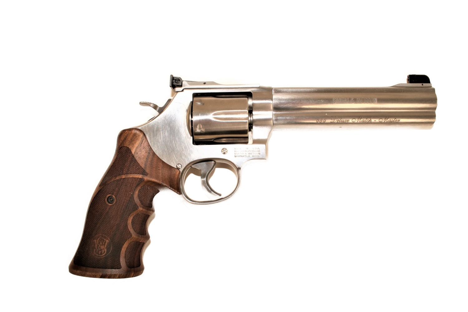Smith & Wesson Revolver, Silber.