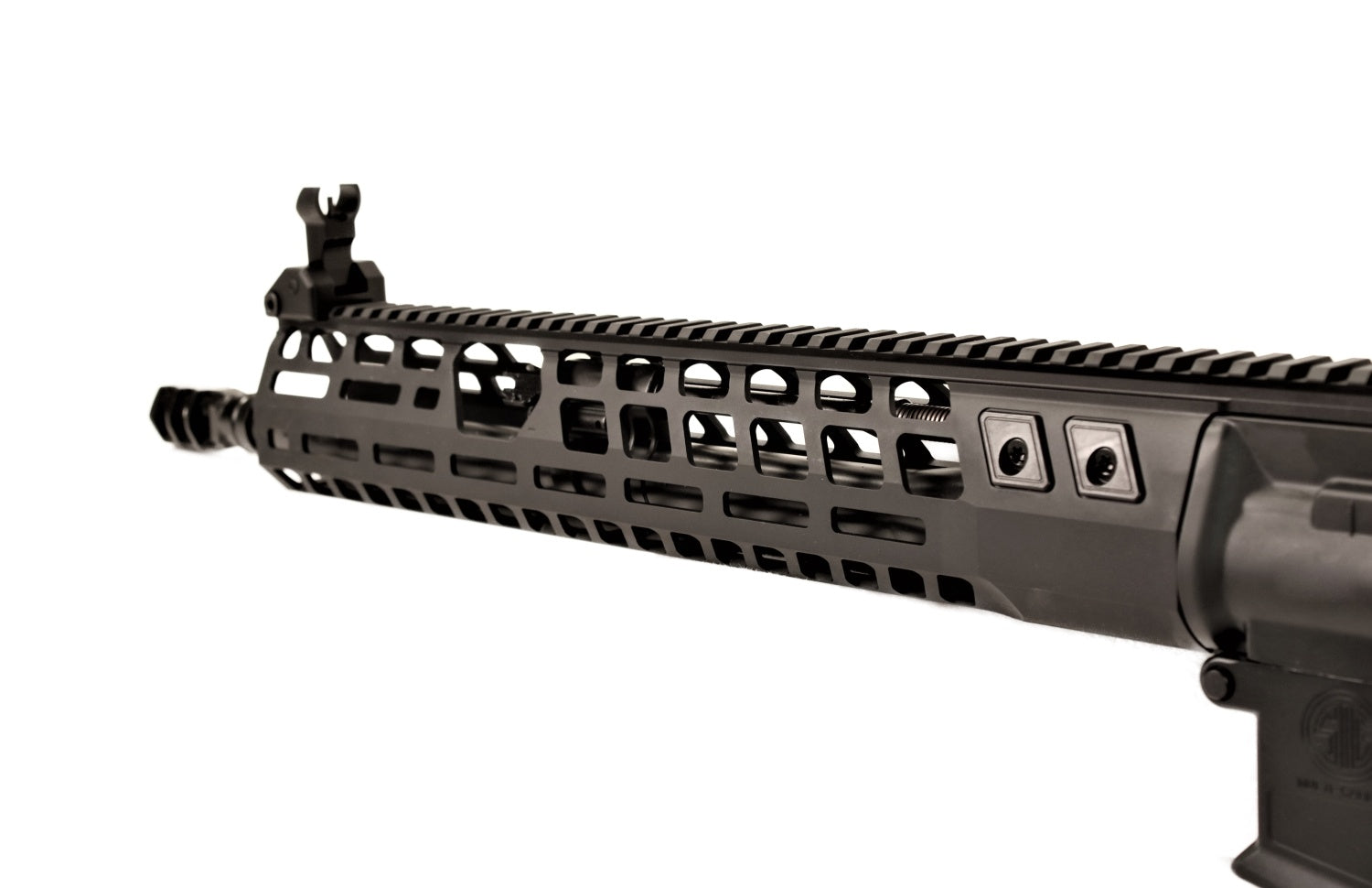 SIG SAUER Gewehr, schwarz, seitlich.