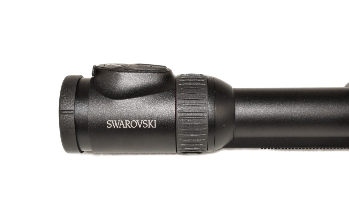 SWAROVSKI OPTIK Zielfernrohr seitlich.