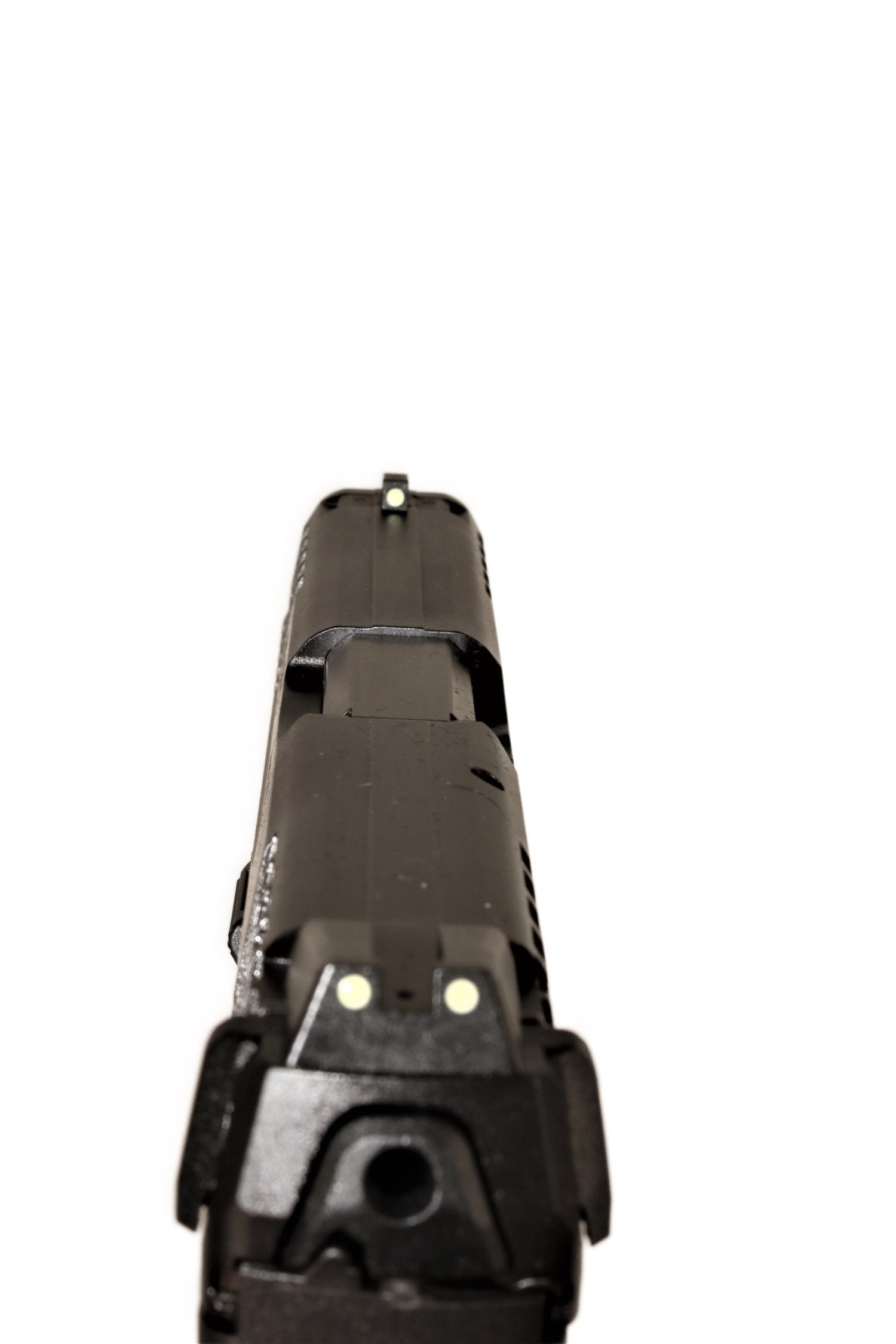 Heckler & Koch Pistole, schwarz.