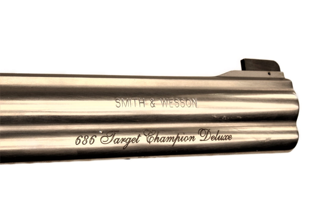 Smith & Wesson Revolver, silbern.