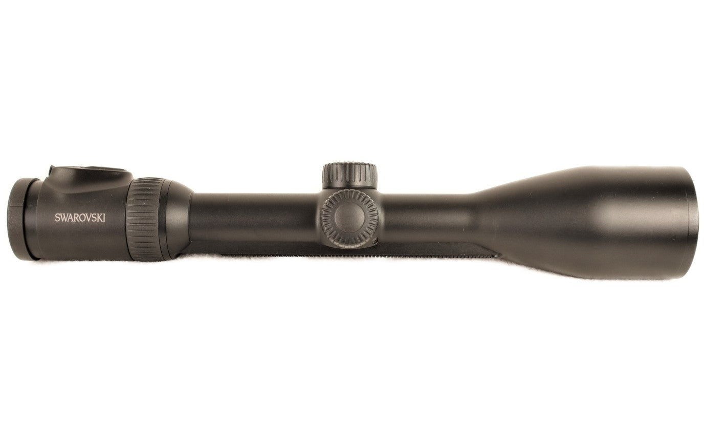 SWAROVSKI OPTIK Zielfernrohr seitlich.