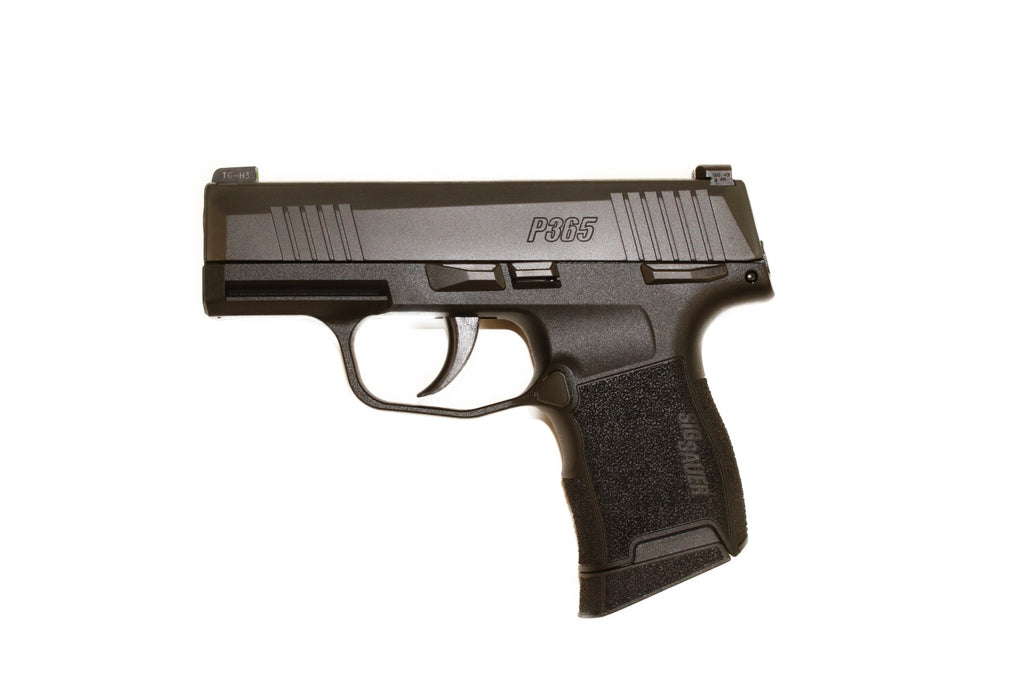 SIG SAUER Pistole, schwarze Farbe.