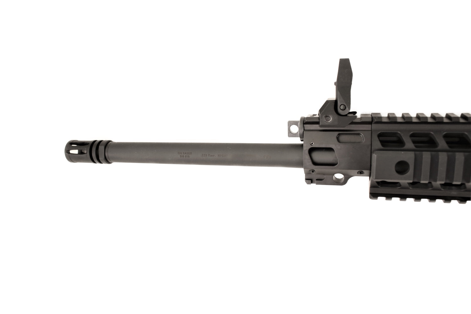 SIG SAUER Gewehr, seitlich betrachtet.