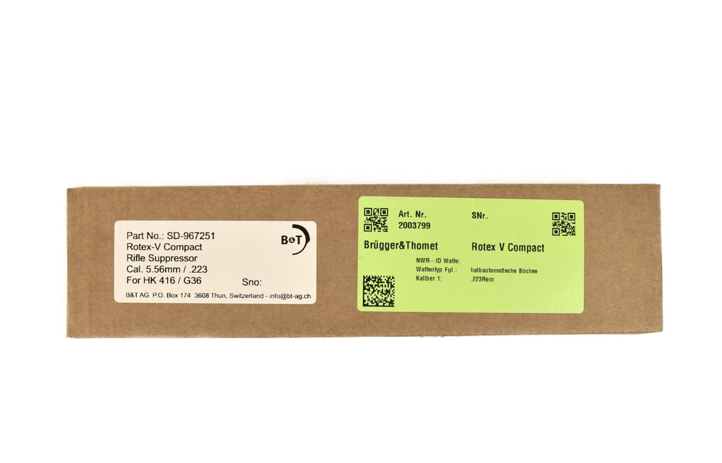 B&T Schalldämpfer für Gewehre.