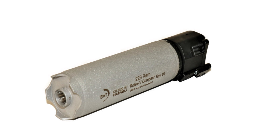 B&T Schalldämpfer für Gewehre.