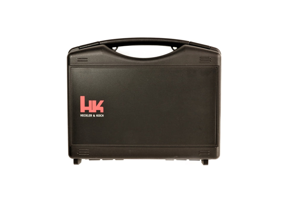 Heckler & Koch Pistole, schwarz.