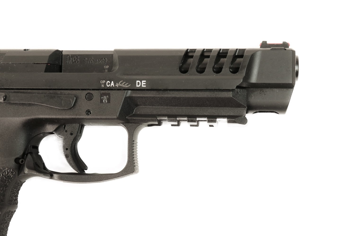 Heckler & Koch Pistole, schwarz.