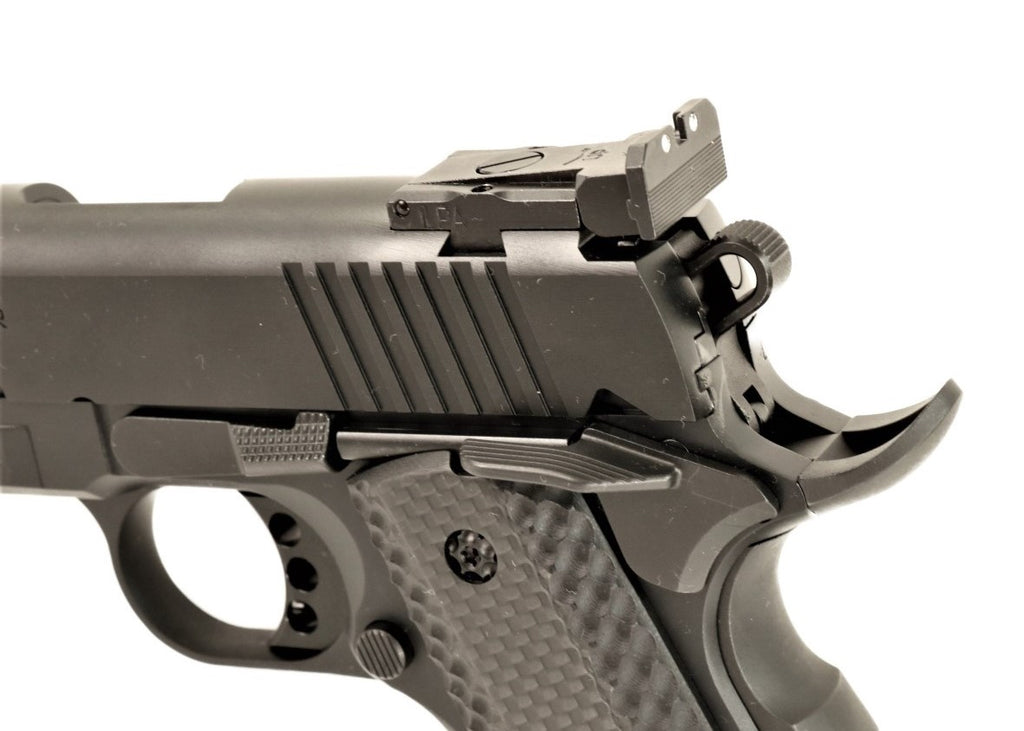 Schmeisser Pistole, Nahaufnahme, Griff.