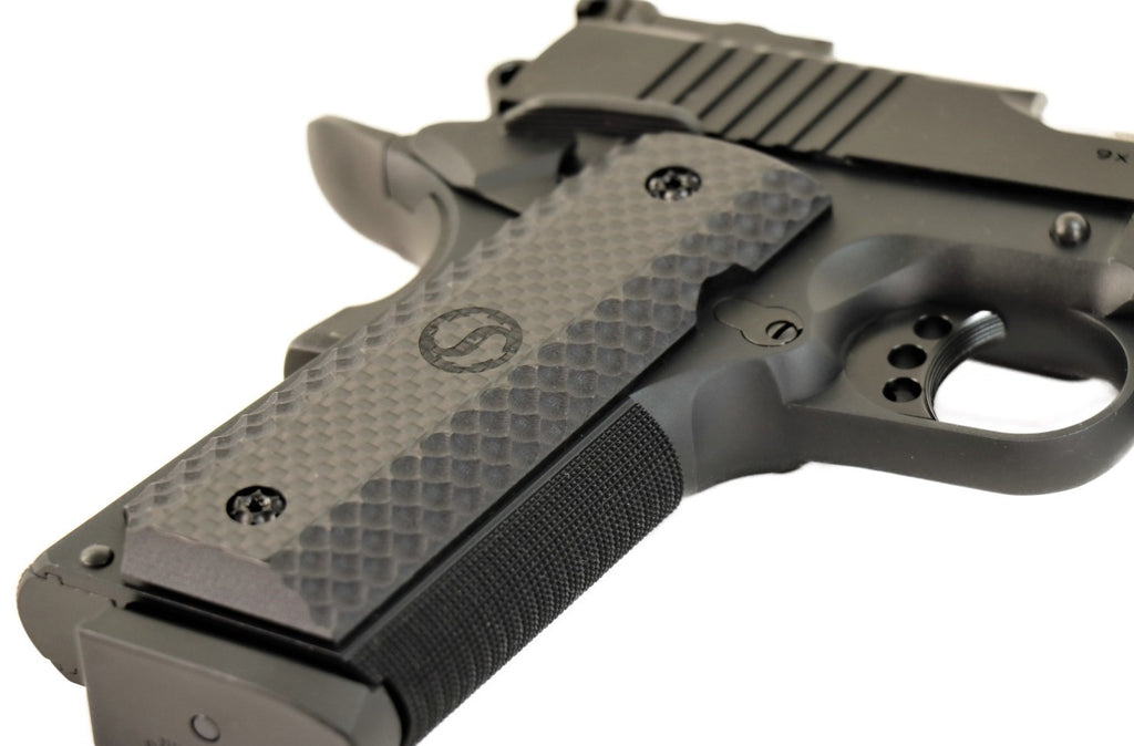 Schmeisser Pistole, Nahaufnahme, Griff.